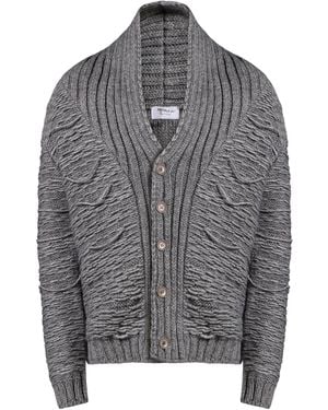 Anima Cardigan Acrylic, Alpaca Wool, Wool - Gray