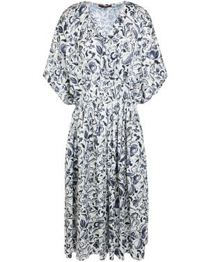 High Midi Dresses - White