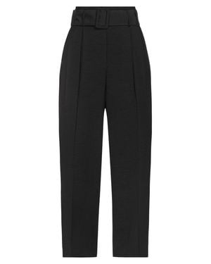 Sandro Trousers Viscose, Polyamide - Black