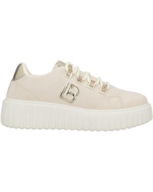 Laura Biagiotti Ivory Sneakers Textile Fibers, Synthetic Material - Natural