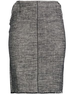 Hache Midi Skirt Cotton, Polyamide - Gray