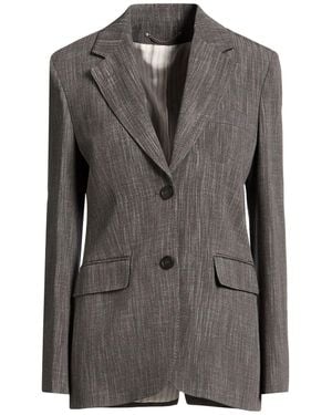Golden Goose Charcoal Blazer Virgin Wool, Viscose, Polyester - Black