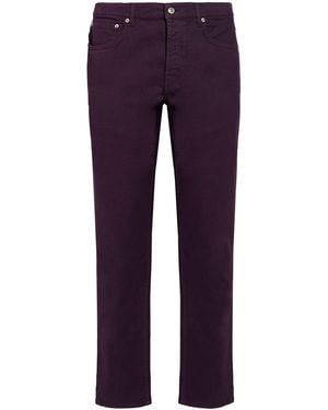 Department 5 Trousers Cotton, Elastane - Purple