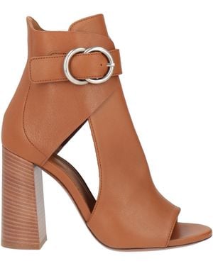 Chloé Ankle Boots Leather - Brown