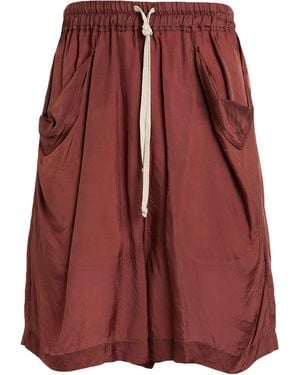 Rick Owens Shorts E Bermuda - Rosso