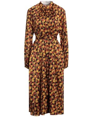 Le Sarte Pettegole Vestito Midi - Marrone