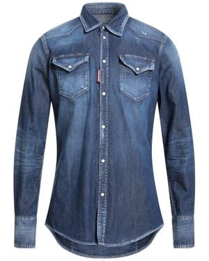 DSquared² Denim Shirts - Blue