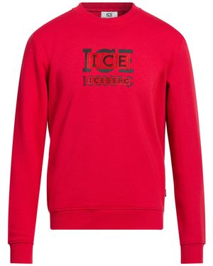 Ice Iceberg Sweatshirt Cotton - Red