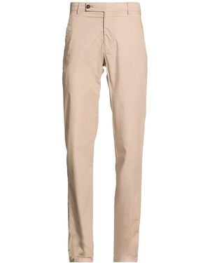 Berwich Taupe Trousers Cotton, Lyocell, Elastane - Natural