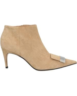 Sergio Rossi Ankle Boots Leather - Natural