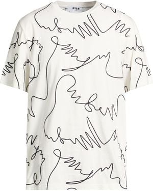 MSGM Camiseta - Blanco