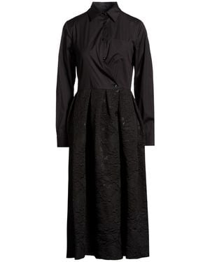 Sara Roka Midi Dress - Black