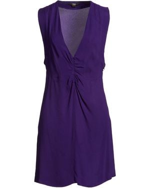 SEVENTY VENEZIA Mini Dress Viscose - Purple