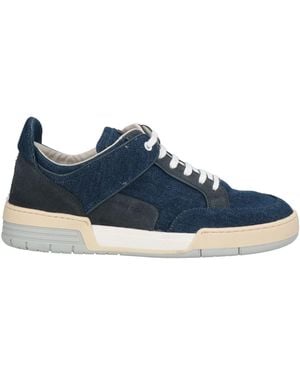 Jacob Cohen Midnight Trainers Leather, Polyamide, Cotton, Polyester - Blue