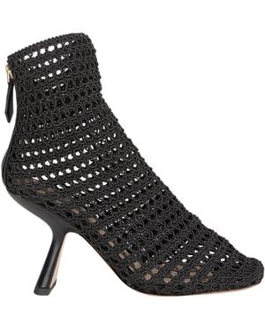 Nicholas Kirkwood Ankle Boots Textile Fibers - Black