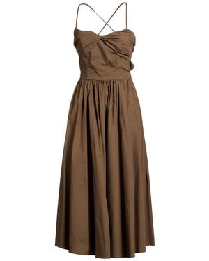 Department 5 Midi Dress - Brown