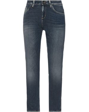 Kaos Denim Cropped - Blue