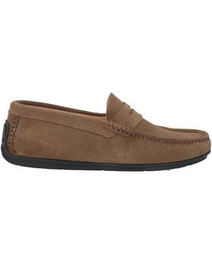 Borghese Khaki Loafers Leather - Brown