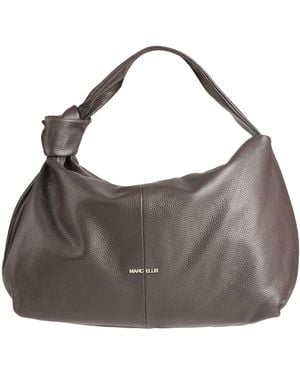 Marc Ellis Dark Handbag Leather - Gray