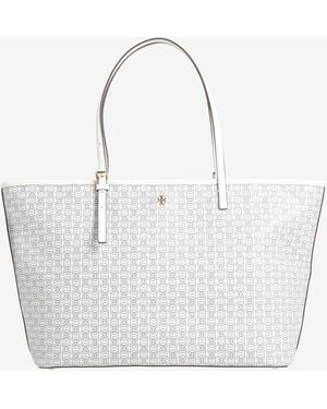 Tory Burch Handbag Textile Fibres - White
