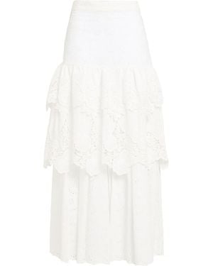 MAX&Co. Maxi Skirts - White