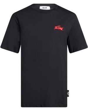 MSGM T-Shirt Cotton - Black