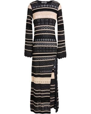 Akep Maxi-Kleid - Schwarz