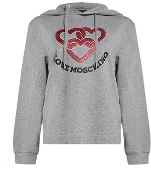 Love Moschino Sweatshirts - Gray