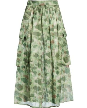 Department 5 Midi Skirt - Green