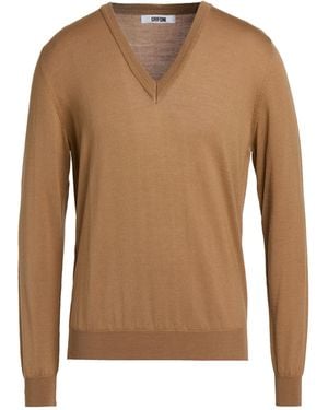 Grifoni Sweater Virgin Wool - Brown
