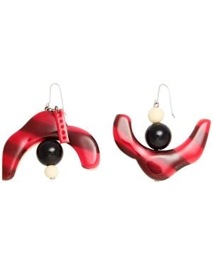 Marni Earrings Plastic - Red