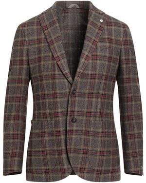 L.B.M. 1911 Blazer Cotton, Wool, Polyamide - Brown