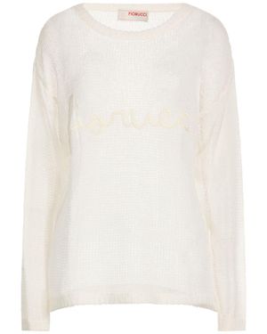 Fiorucci Sweater Acrylic, Polyamide, Mohair Wool - White