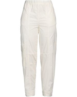 Ganni Trousers Organic Cotton, Elastane - White