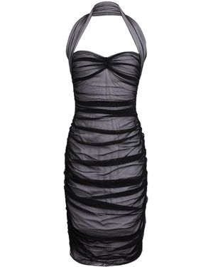 Norma Kamali Robe Courte - Noir