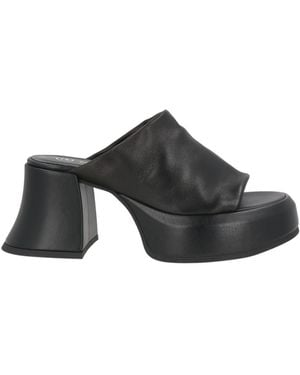 E8 By Miista Sandals Leather - Black