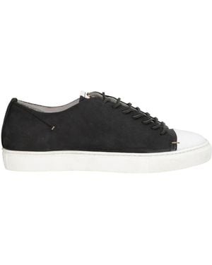 KJØRE PROJECT Charcoal Sneakers Leather - Black