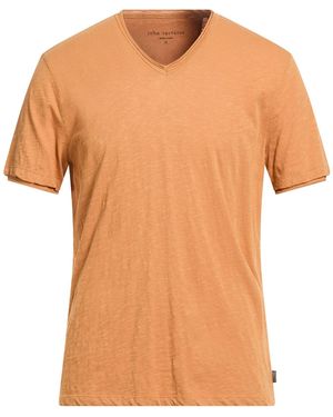 John Varvatos Camel T-Shirt Organic Cotton - Orange