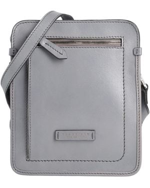 The Bridge Cross-Body Bag Leather - Gray