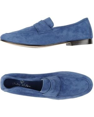 Andrea Ventura Firenze Loafers - Blue