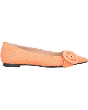 Giulia Neri Ballet Flats Textile Fibres - Pink