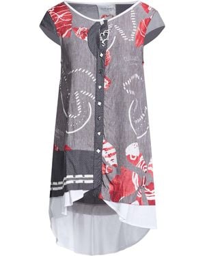 ELISA CAVALETTI by DANIELA DALLAVALLE Mini Dress Cotton, Polyamide, Elastane, Nylon - Grey