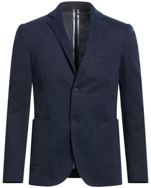 ANDREA DES HOMME Blazer Viscose, Cotton, Polyamide, Elastane - Blue