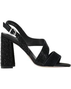 Luciano Barachini Sandals Leather - Black