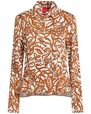 Co.Go Shirt Viscose, Elastane - Brown