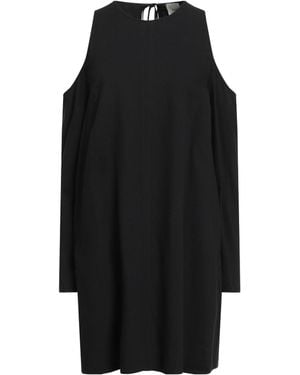 Alysi Crème Mini Dress Viscose, Cotton - Black