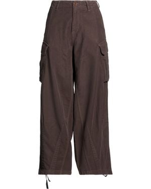 Alysi Trousers Cotton, Elastane - Brown
