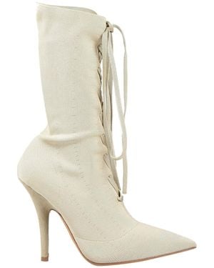 Yeezy Ankle Boots Textile Fibers - White