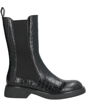 Tosca Blu Ankle Boots Textile Fibres - Black