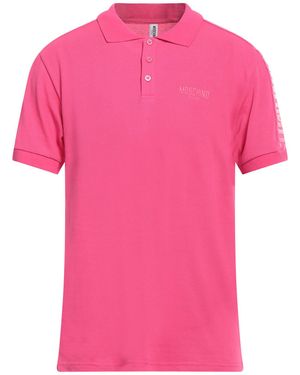 Moschino Fuchsia Polo Shirt Cotton - Pink